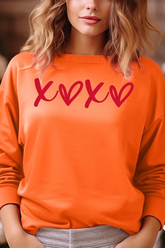 XOXO Graphic Plus Sweatshirt - Classique Collection