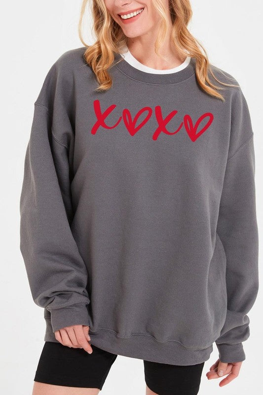 XOXO Graphic Plus Sweatshirt - Classique Collection