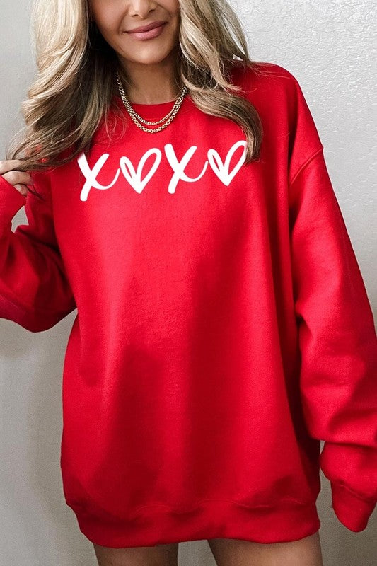 XOXO Graphic Plus Sweatshirt - Classique Collection