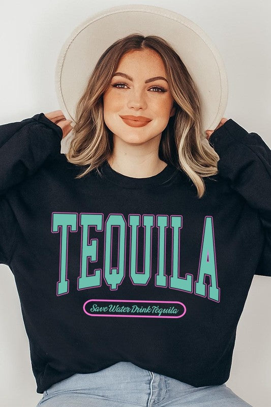 Tequila Drink Graphic Fleece Sweatshirts - Classique Collection