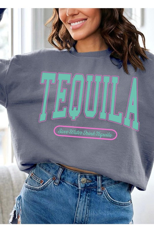 Tequila Drink Graphic Fleece Sweatshirts - Classique Collection