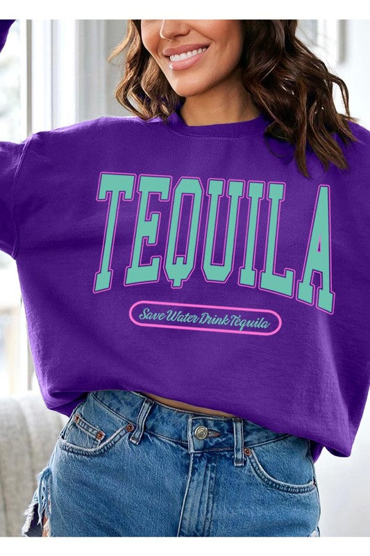 Tequila Drink Graphic Fleece Sweatshirts - Classique Collection