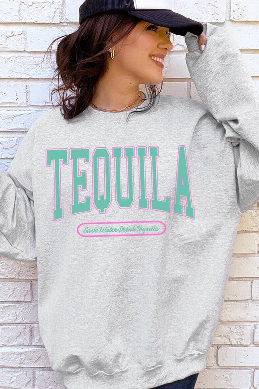 Tequila Drink Graphic Fleece Sweatshirts - Classique Collection