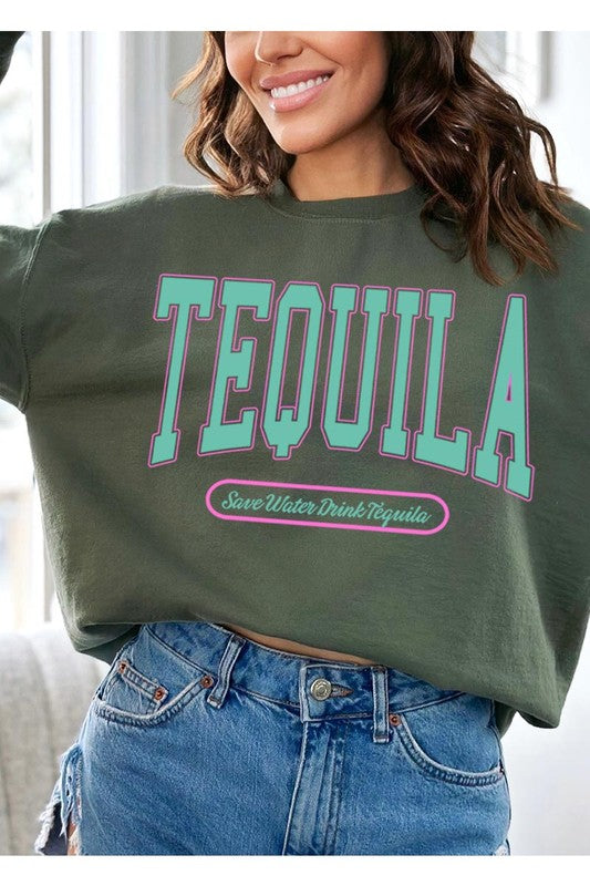 Tequila Drink Graphic Fleece Sweatshirts - Classique Collection