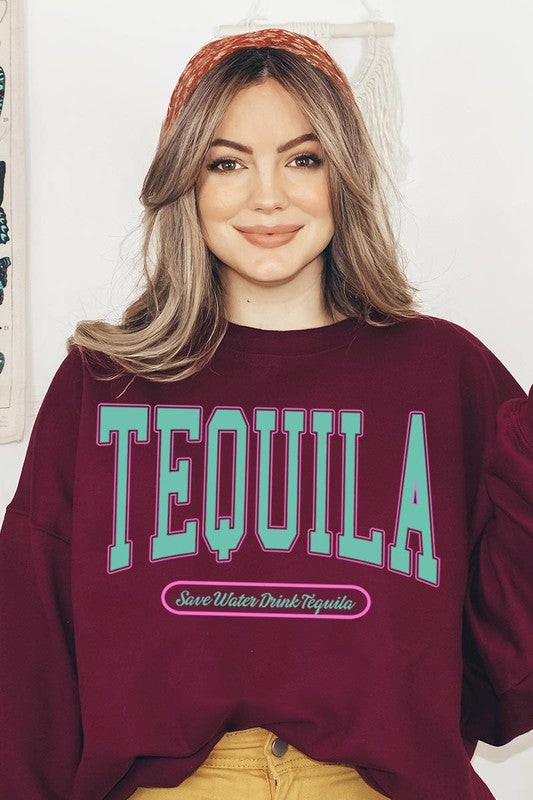 Tequila Drink Graphic Fleece Sweatshirts - Classique Collection
