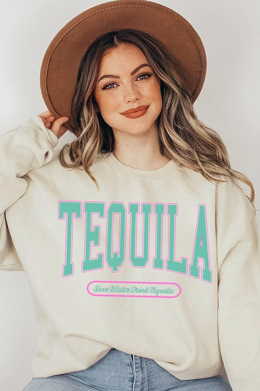 Tequila Drink Graphic Fleece Sweatshirts - Classique Collection