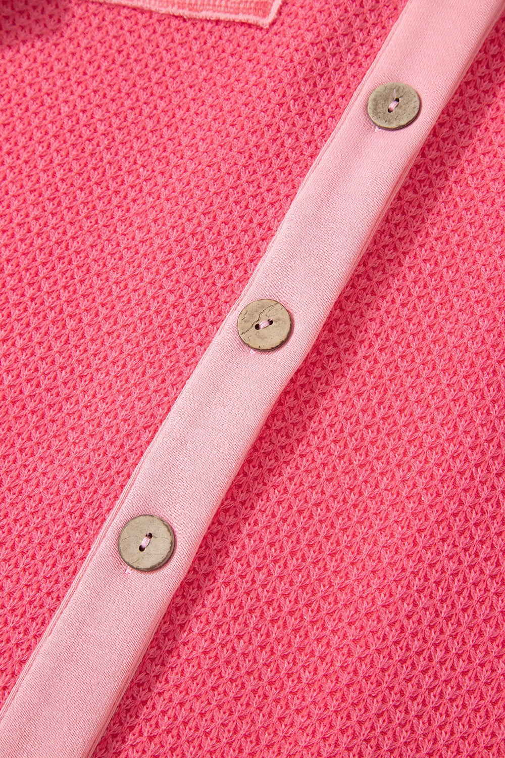 Two Tone Button Up Drop Shoulder Shacket - Classique Collection