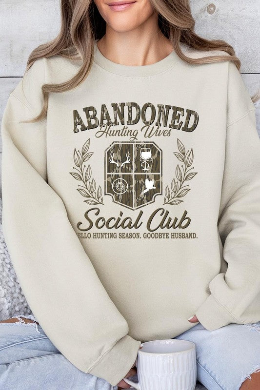 Abandoned Hunting Wife Social Club Plus Sweatshirt - Classique Collection