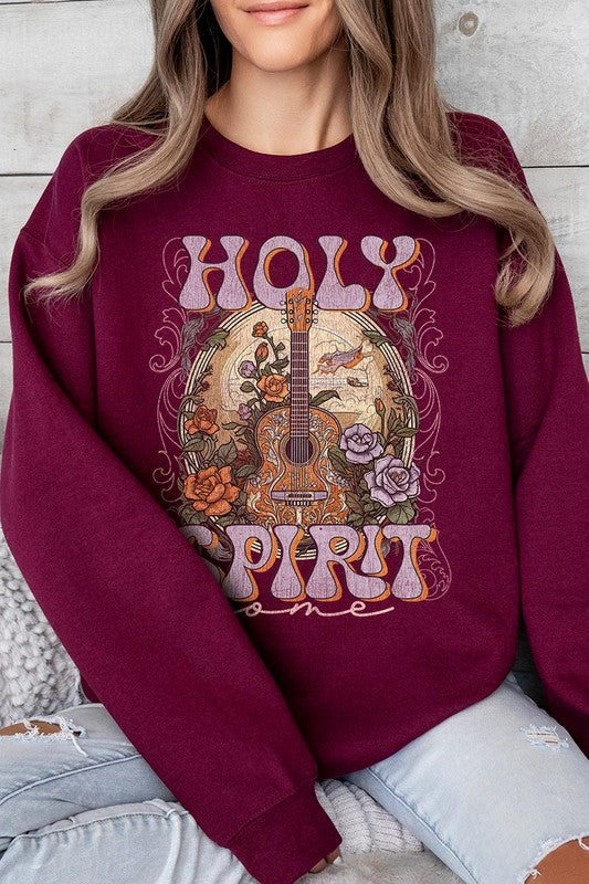 Holy Spirit Country Graphic Fleece Sweatshirts - Classique Collection