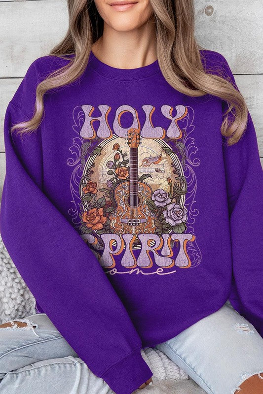 Holy Spirit Country Graphic Fleece Sweatshirts - Classique Collection