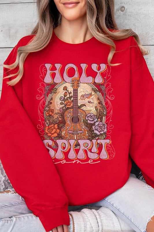 Holy Spirit Country Graphic Fleece Sweatshirts - Classique Collection