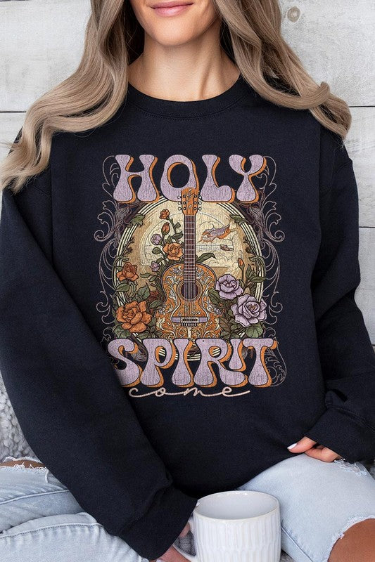 Holy Spirit Country Graphic Fleece Sweatshirts - Classique Collection