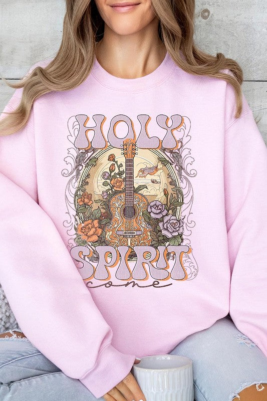 Holy Spirit Country Graphic Fleece Sweatshirts - Classique Collection