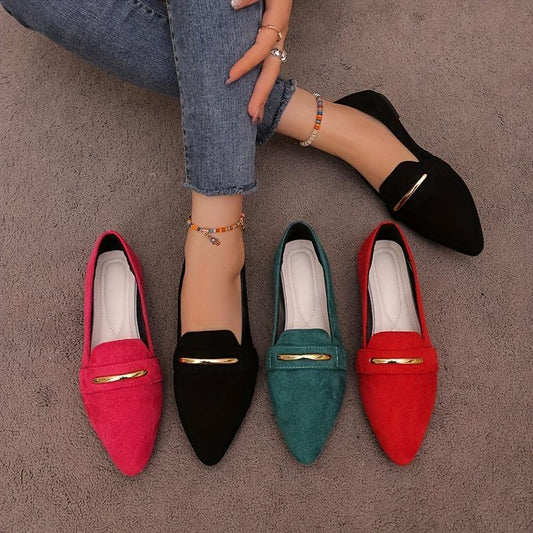Women's Casual Flat Pointed Toe Pumps ClassiQ