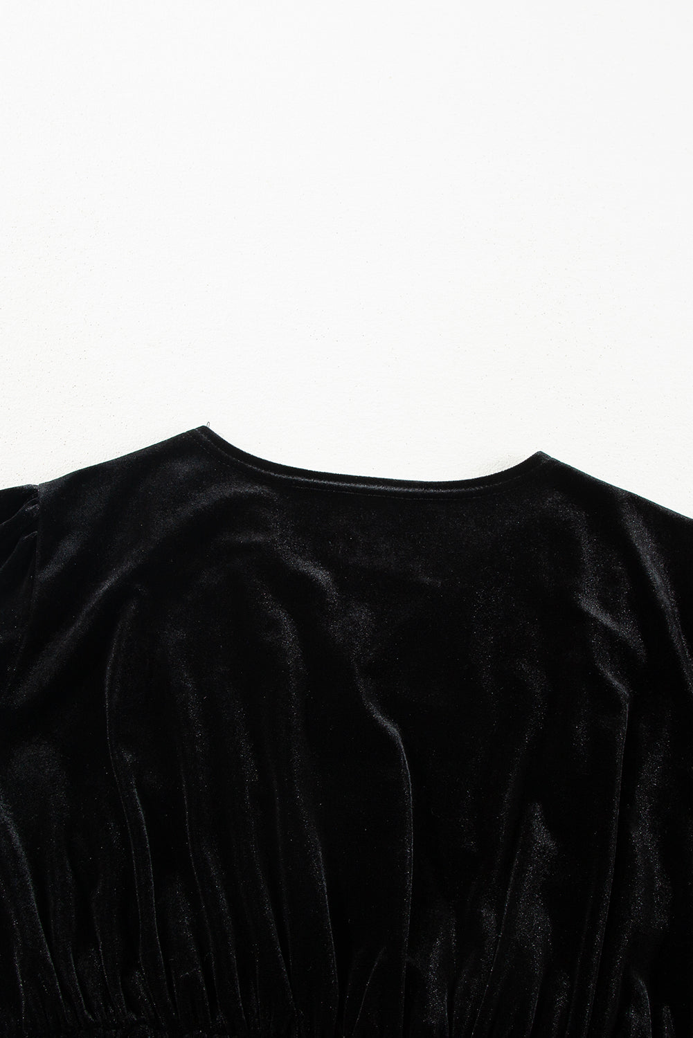 Surplice Long Sleeve Velvet Dress - Classique Collection