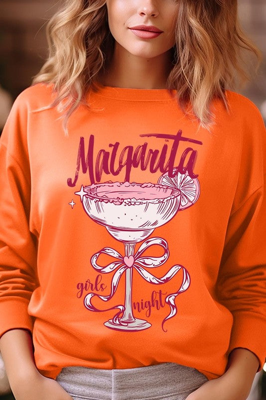 Margarita Girls Night Graphic Plus Sweatshirt - Classique Collection