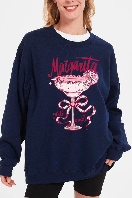 Margarita Girls Night Graphic Plus Sweatshirt - Classique Collection