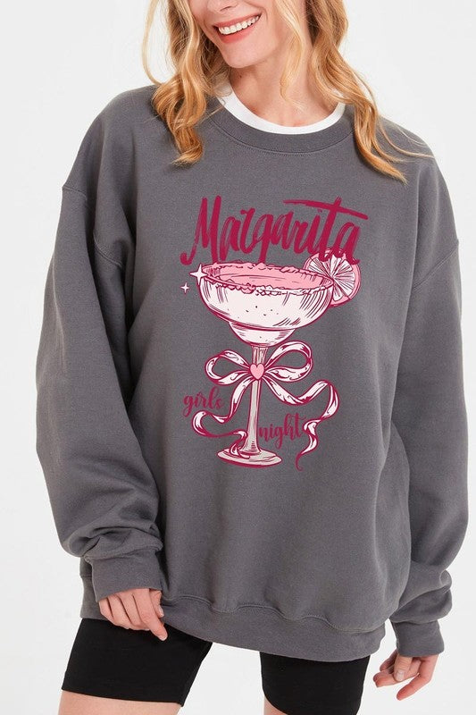 Margarita Girls Night Graphic Plus Sweatshirt - Classique Collection
