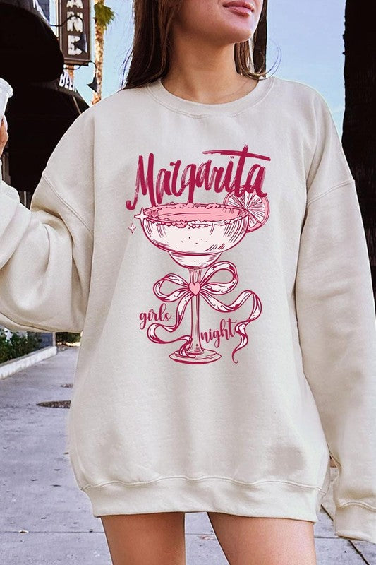 Margarita Girls Night Graphic Plus Sweatshirt - Classique Collection