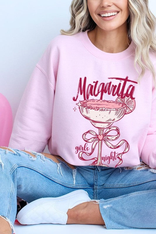 Margarita Girls Night Graphic Plus Sweatshirt - Classique Collection