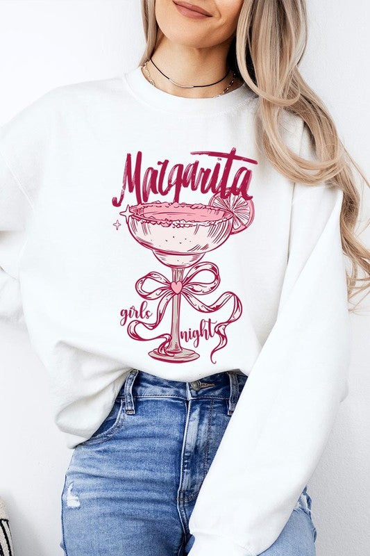 Margarita Girls Night Graphic Plus Sweatshirt - Classique Collection