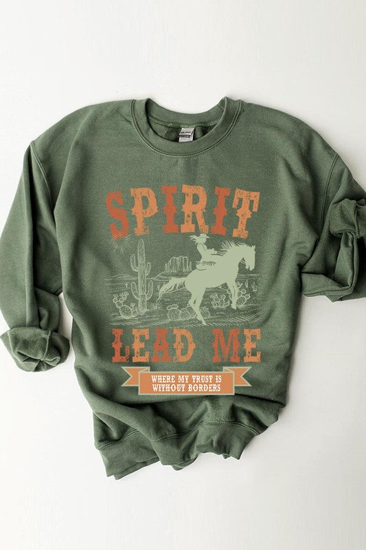 Desert Worship Spirit Graphic Fleece Sweatshirts - Classique Collection