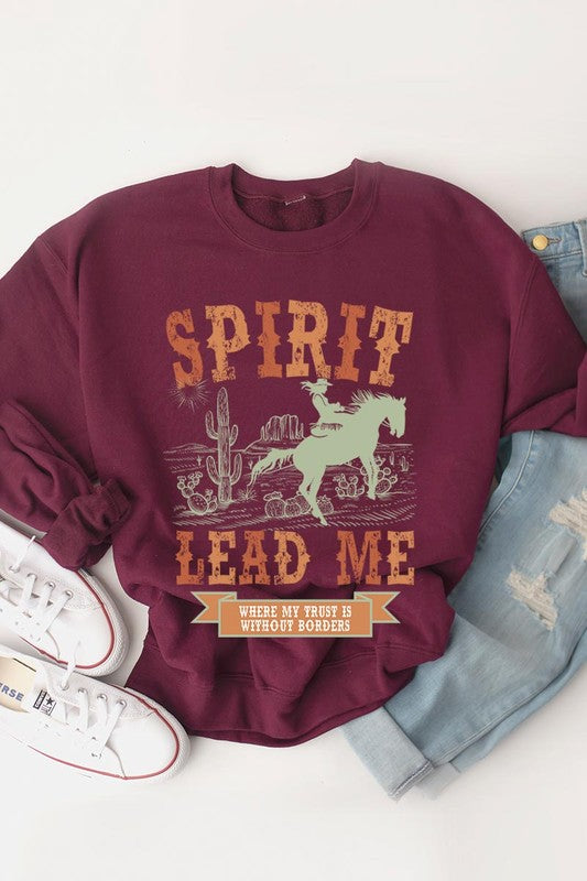 Desert Worship Spirit Graphic Fleece Sweatshirts - Classique Collection