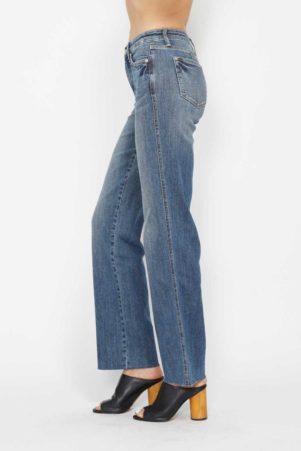 Judy Blue Full Size Tummy Control Straight Jeans - Classique Collection