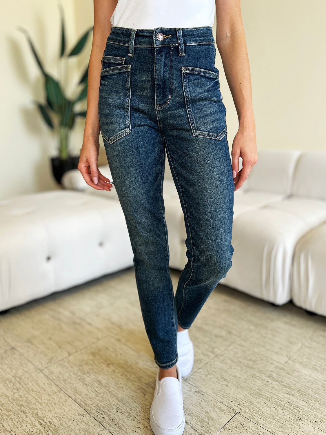 Judy Blue Full Size High Waist Skinny Jeans - Classique Collection