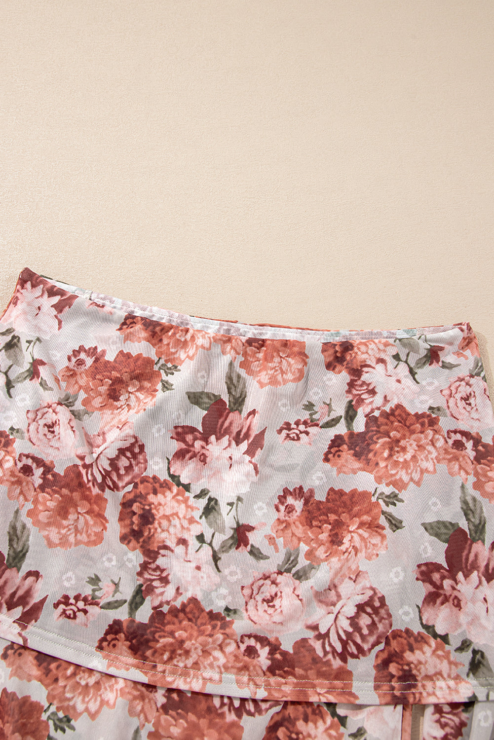 Floral Off-Shoulder Long Sleeve Bodysuit - Classique Collection