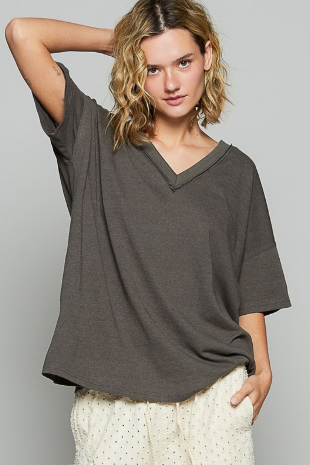 POL V-Neck Half Sleeve T-Shirt - Classique Collection