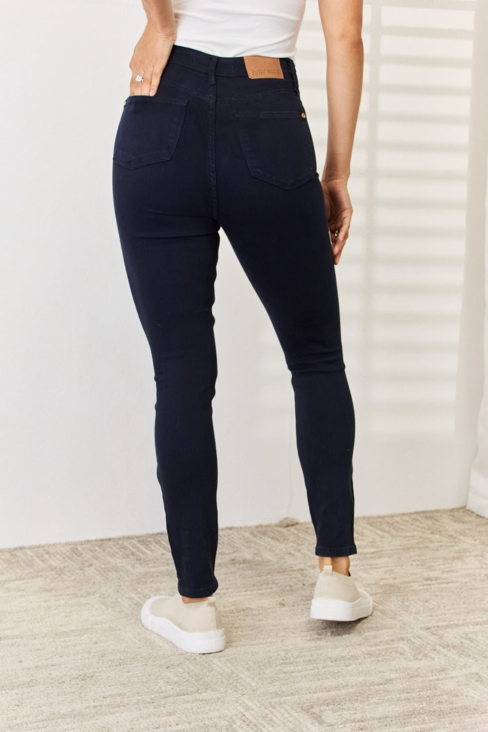 Judy Blue Full Size Garment Dyed Tummy Control Skinny Jeans - Classique Collection