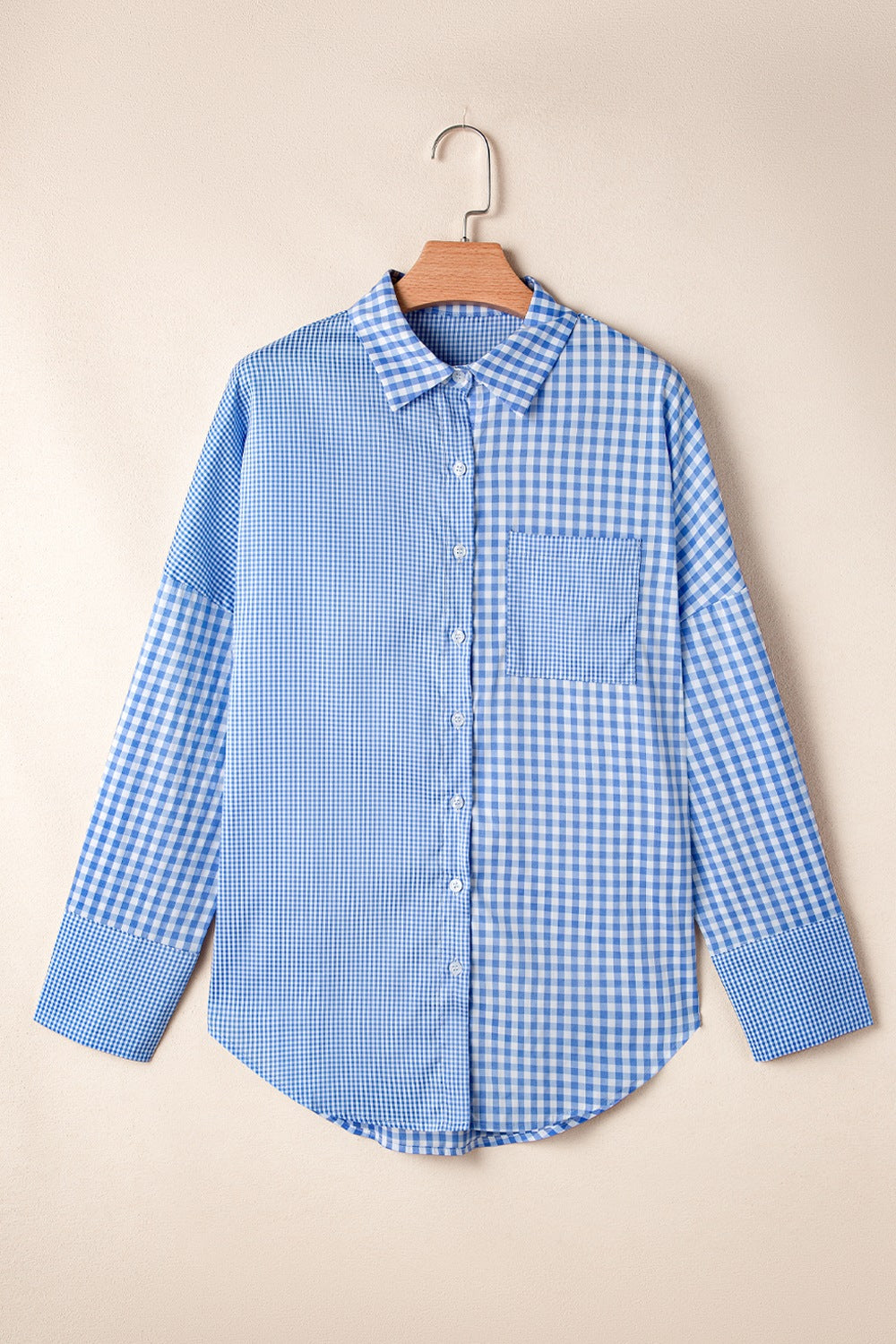 Plaid Button Up Long Sleeve Shirt - Classique Collection