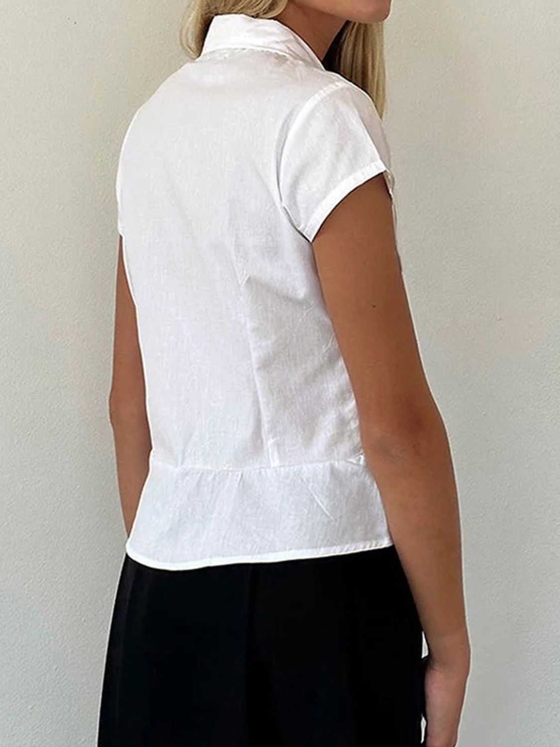 Devine Button Down Collared Neck Short Sleeve Shirt - Classique Collection