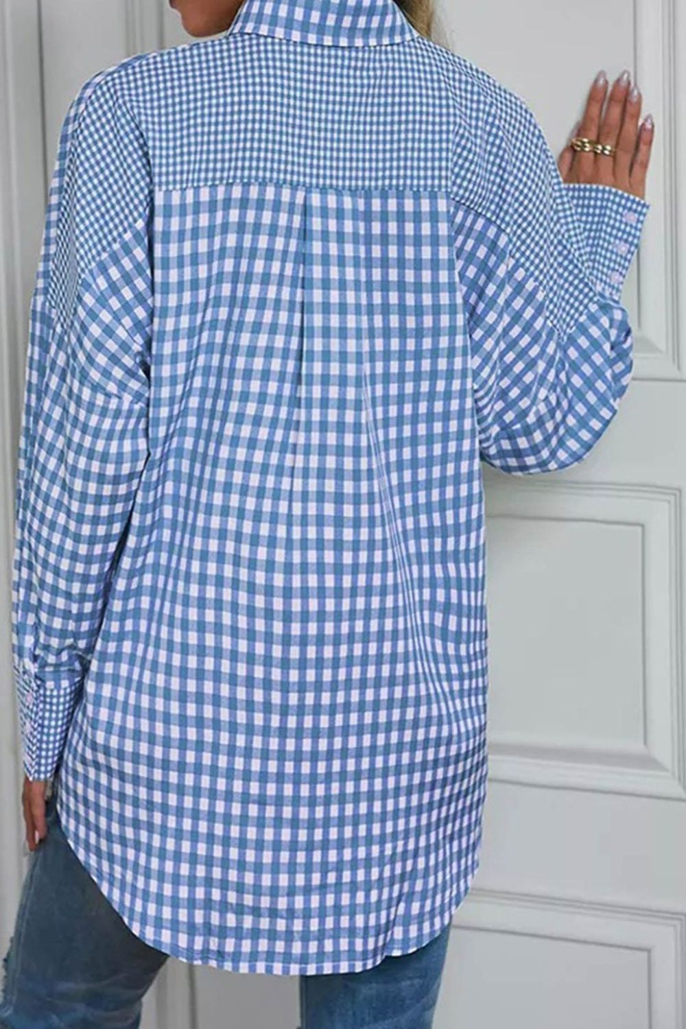 Plaid Button Up Long Sleeve Shirt - Classique Collection