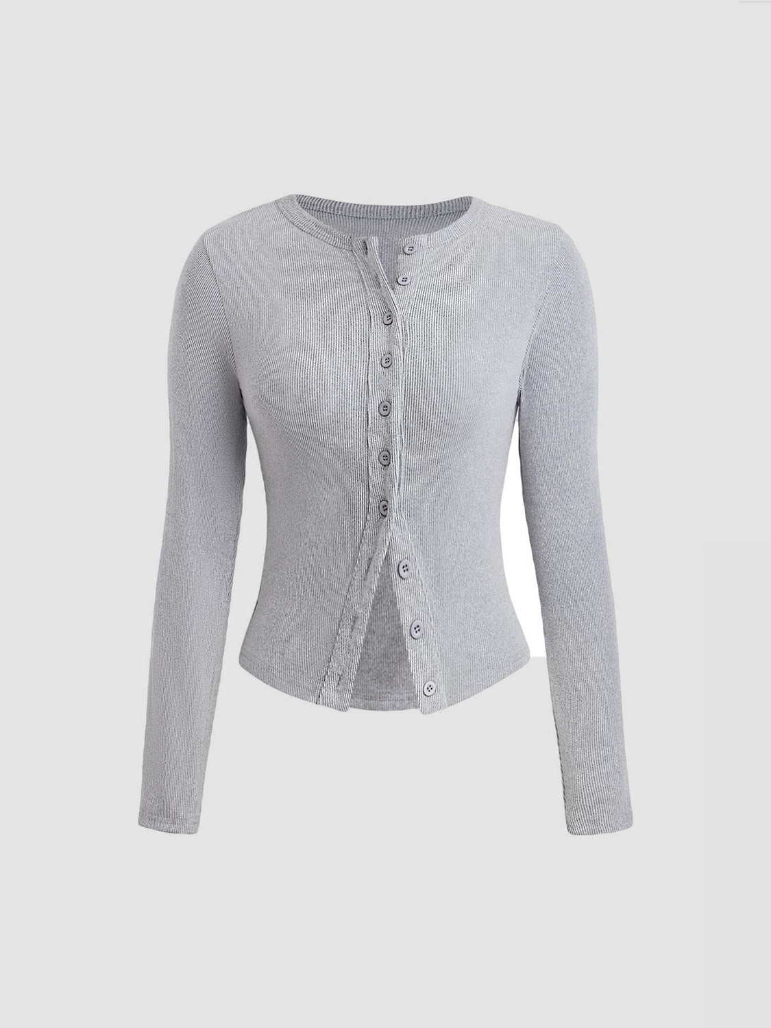 Button Down Long Sleeve T-Shirt - Classique Collection