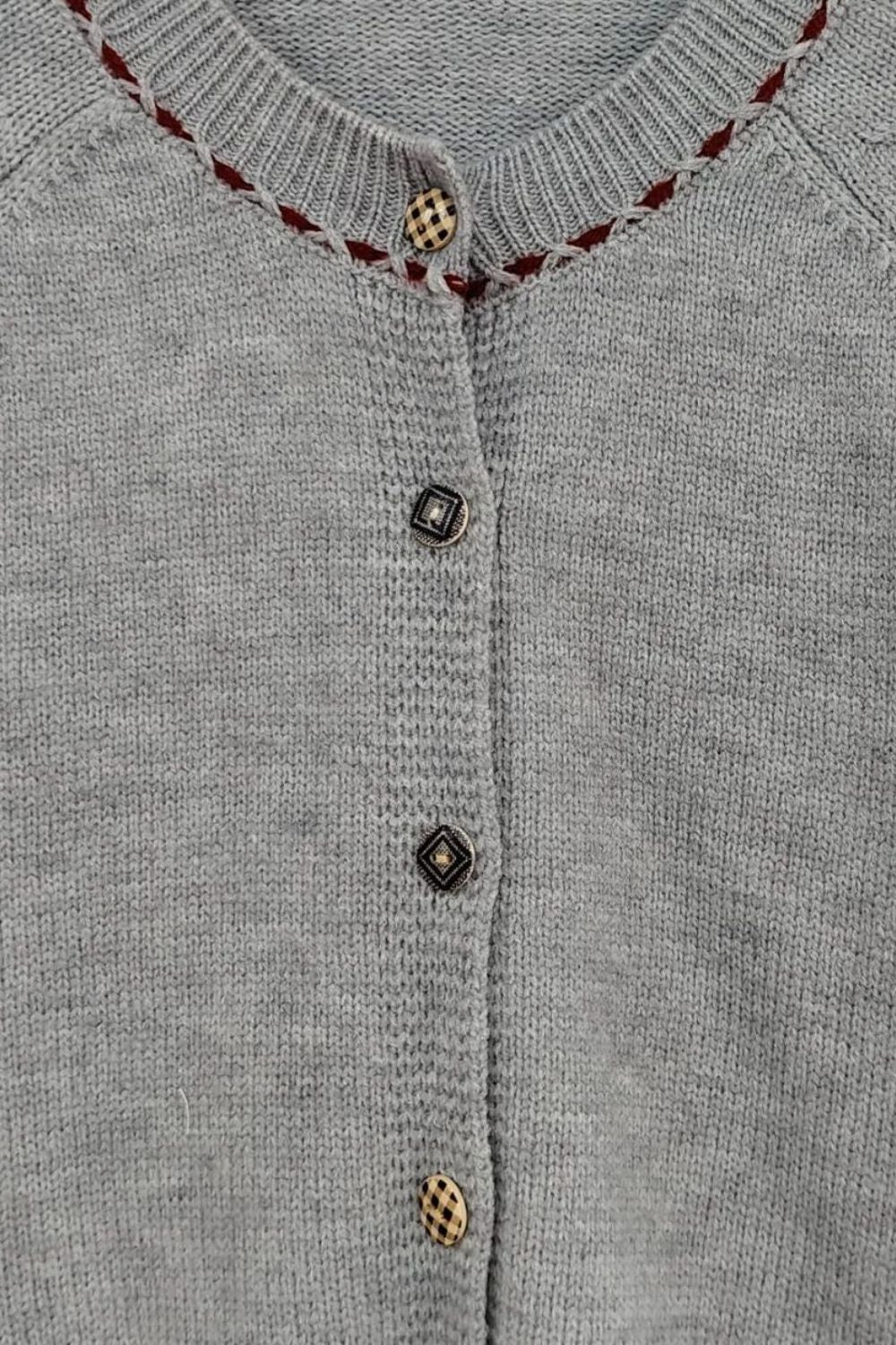 Button Down Long Sleeve Cardigan - ClassiQ