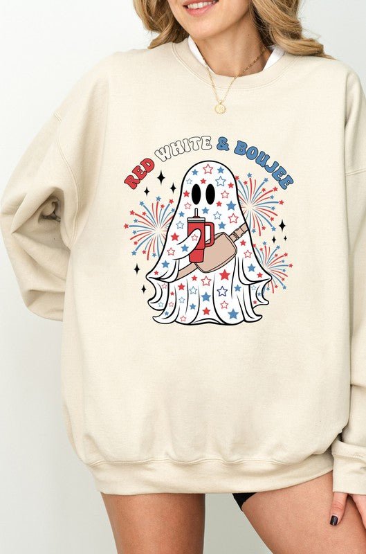 American Flowers/Strawberry Graphic SweatShirt
