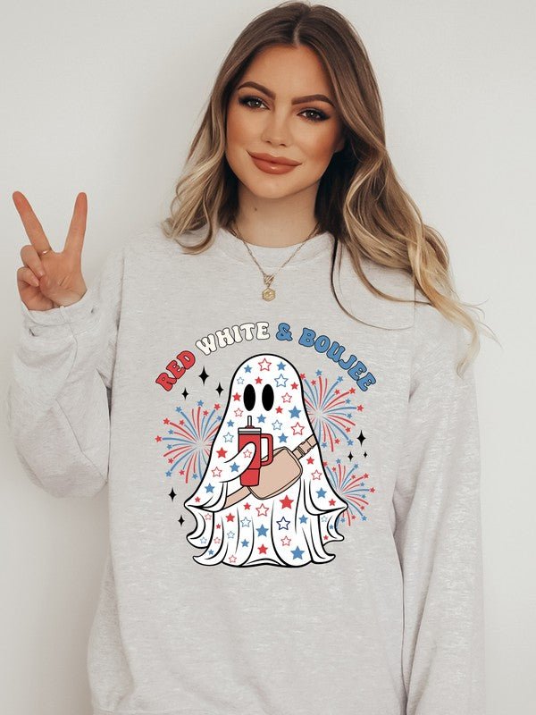 American Flowers/Strawberry Graphic SweatShirt