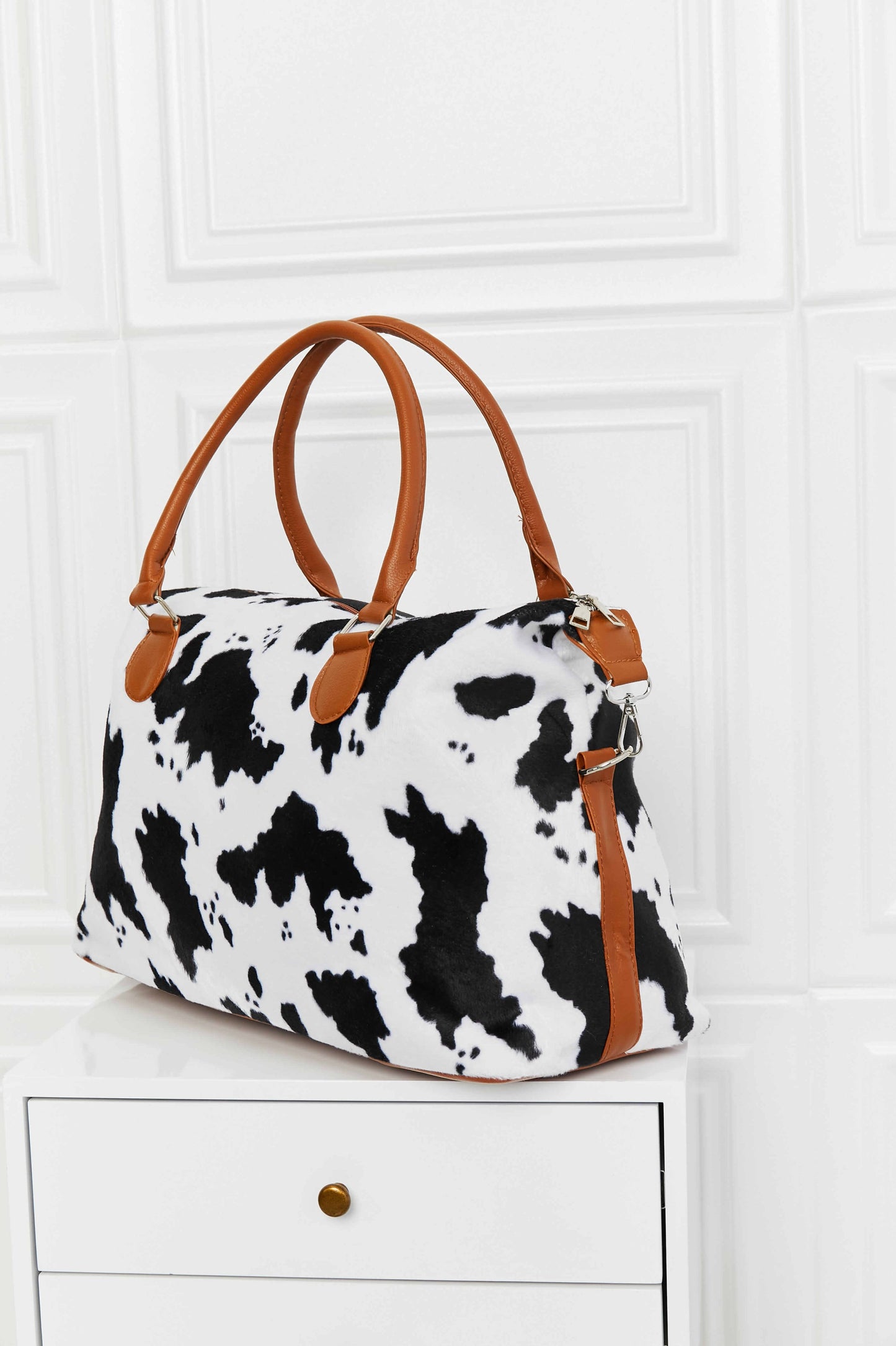 Animal Print Brushed Weekender BagBag