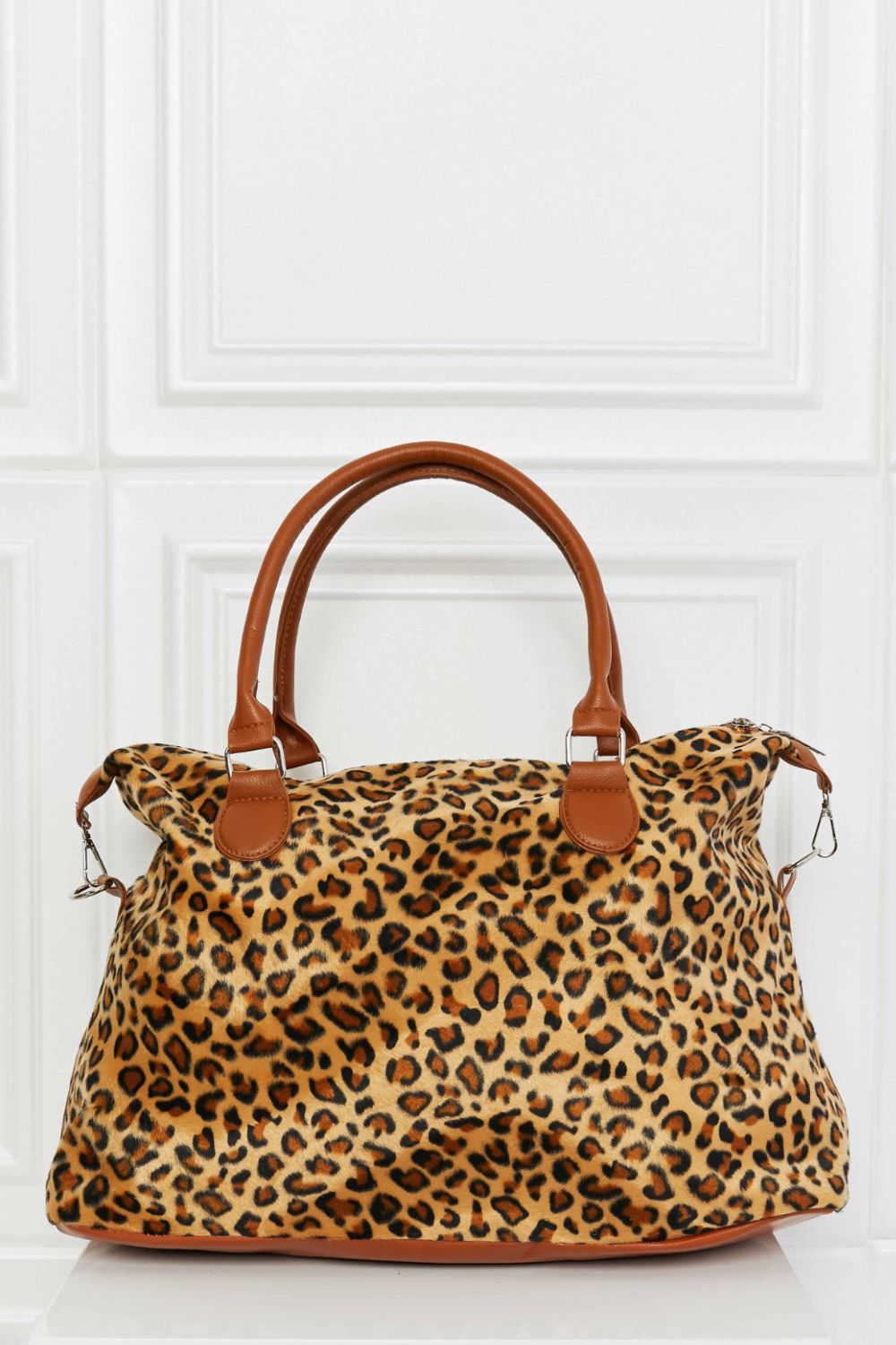 Animal Print Brushed Weekender BagBag