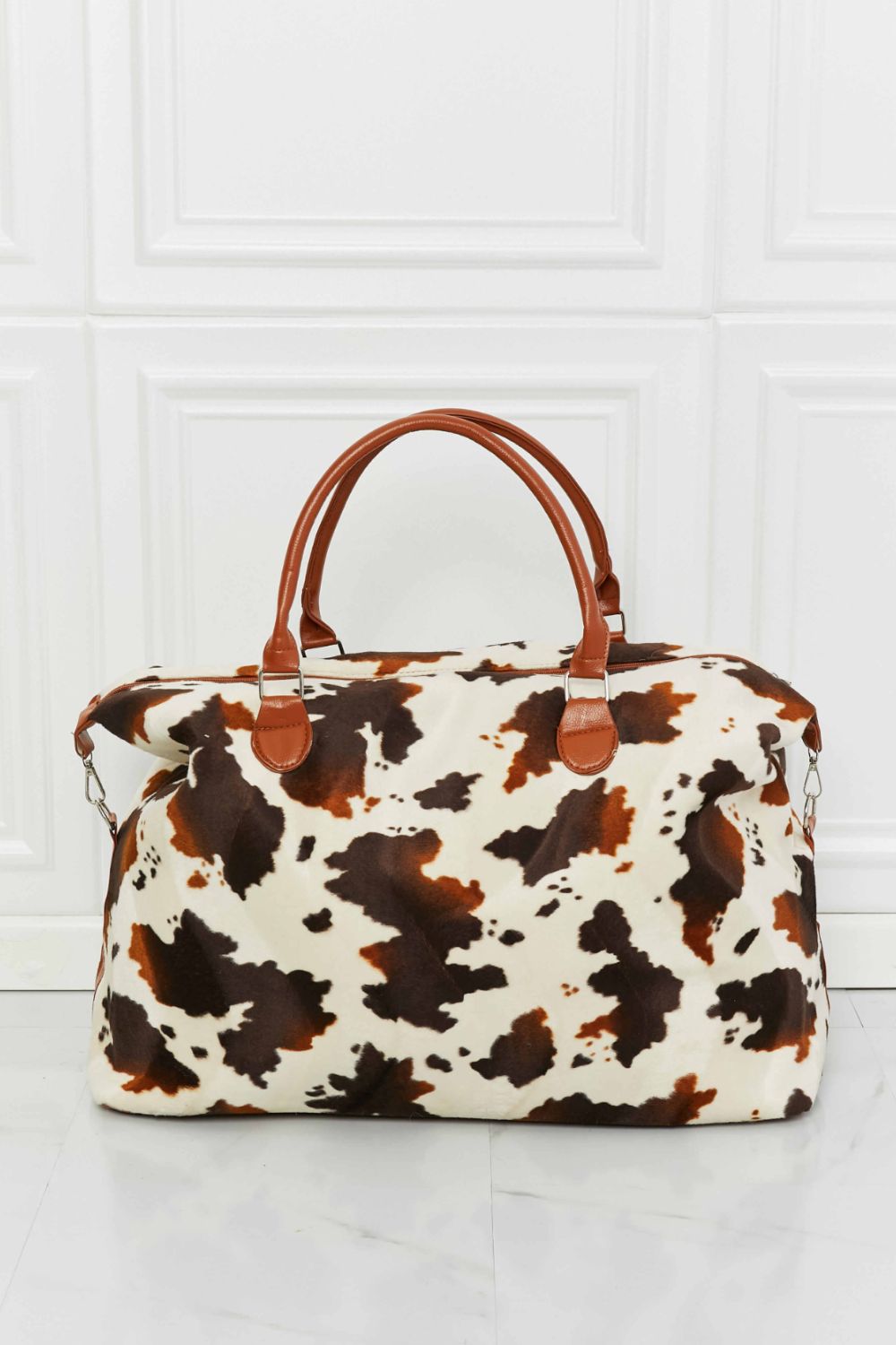 Animal Print Plush Weekender BagBag