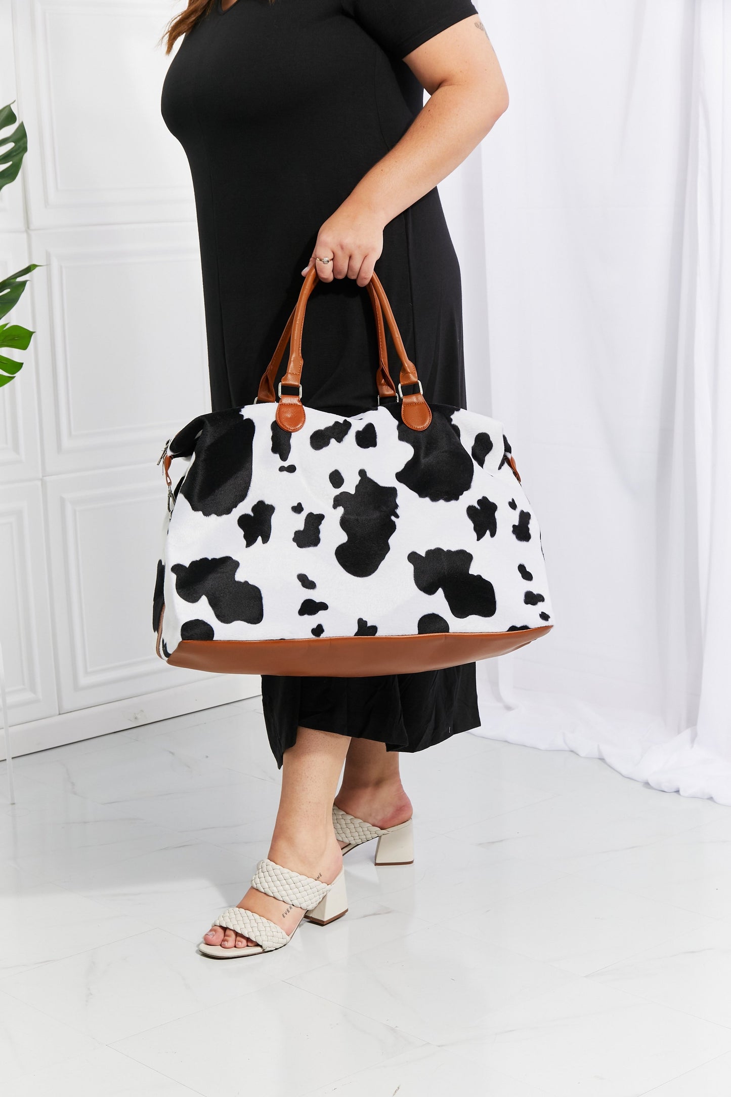 Animal Print Plush Weekender BagBag