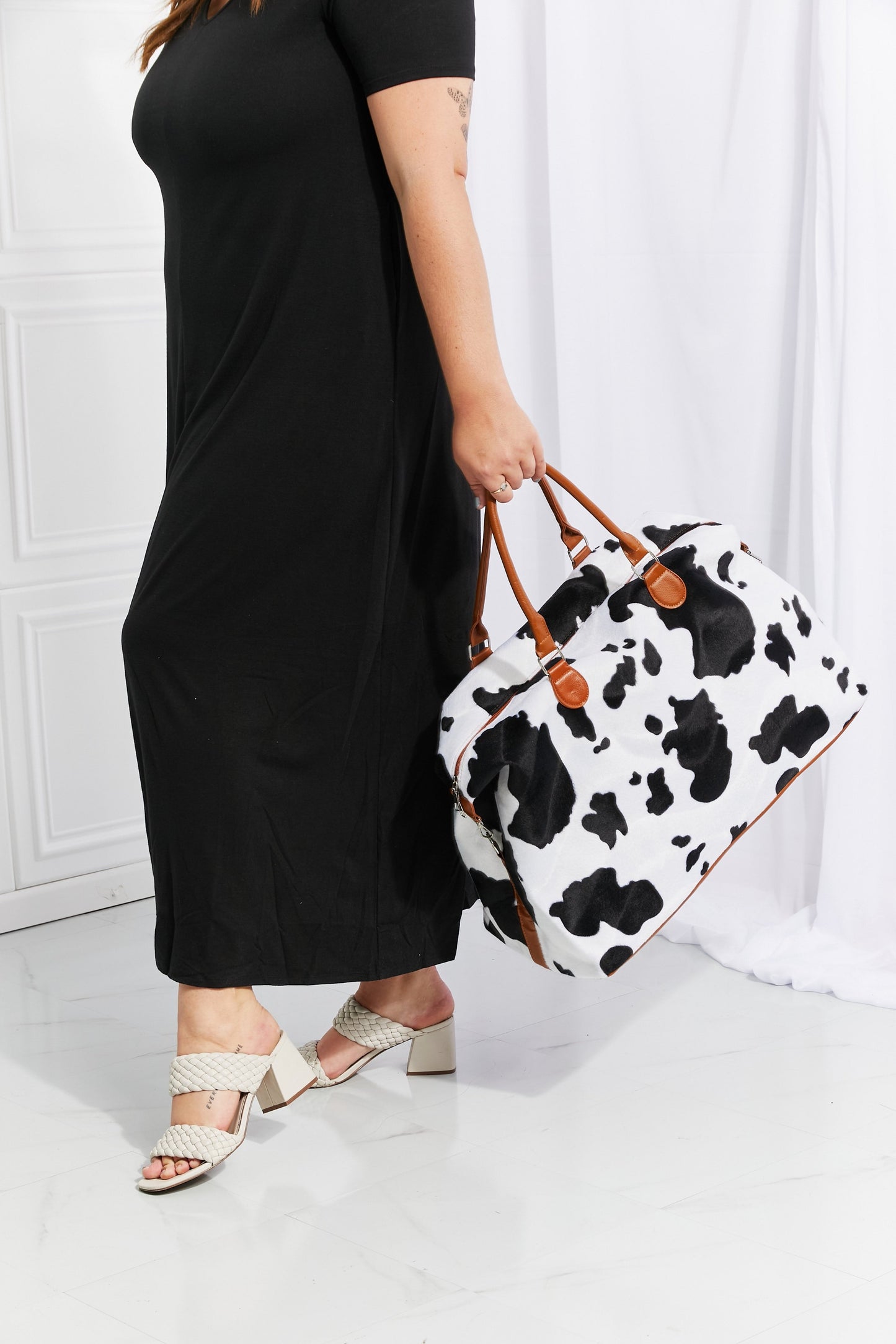 Animal Print Plush Weekender BagBag
