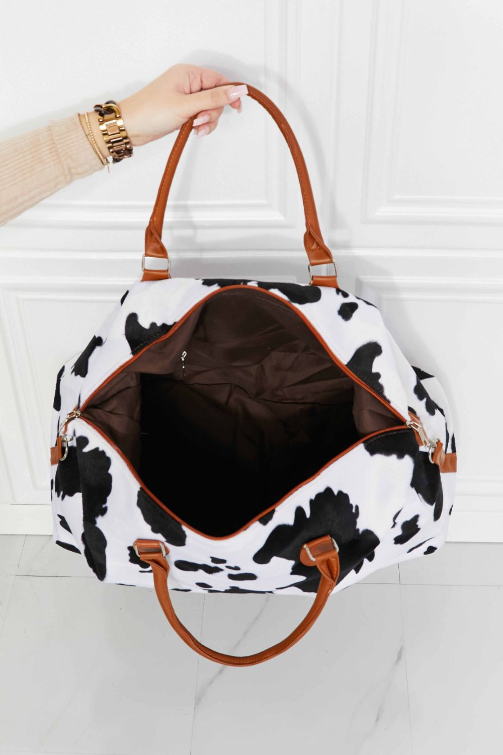 Animal Print Plush Weekender BagBag