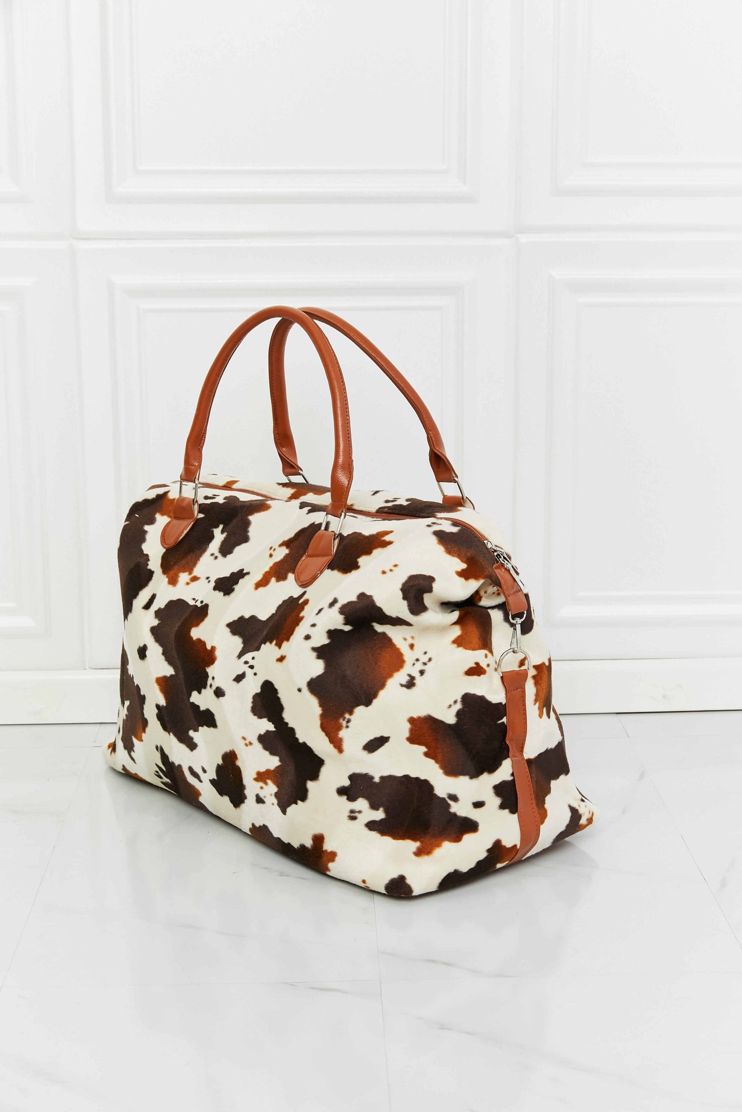 Animal Print Plush Weekender BagBag
