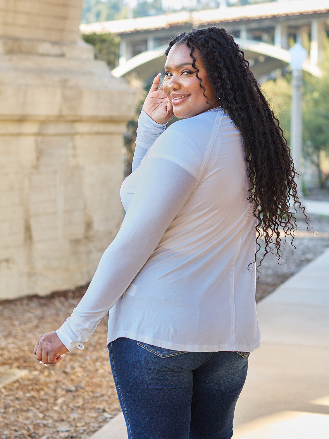 Basic Bae Full Size Round Neck Long Sleeve T-Shirt - Classique Collection