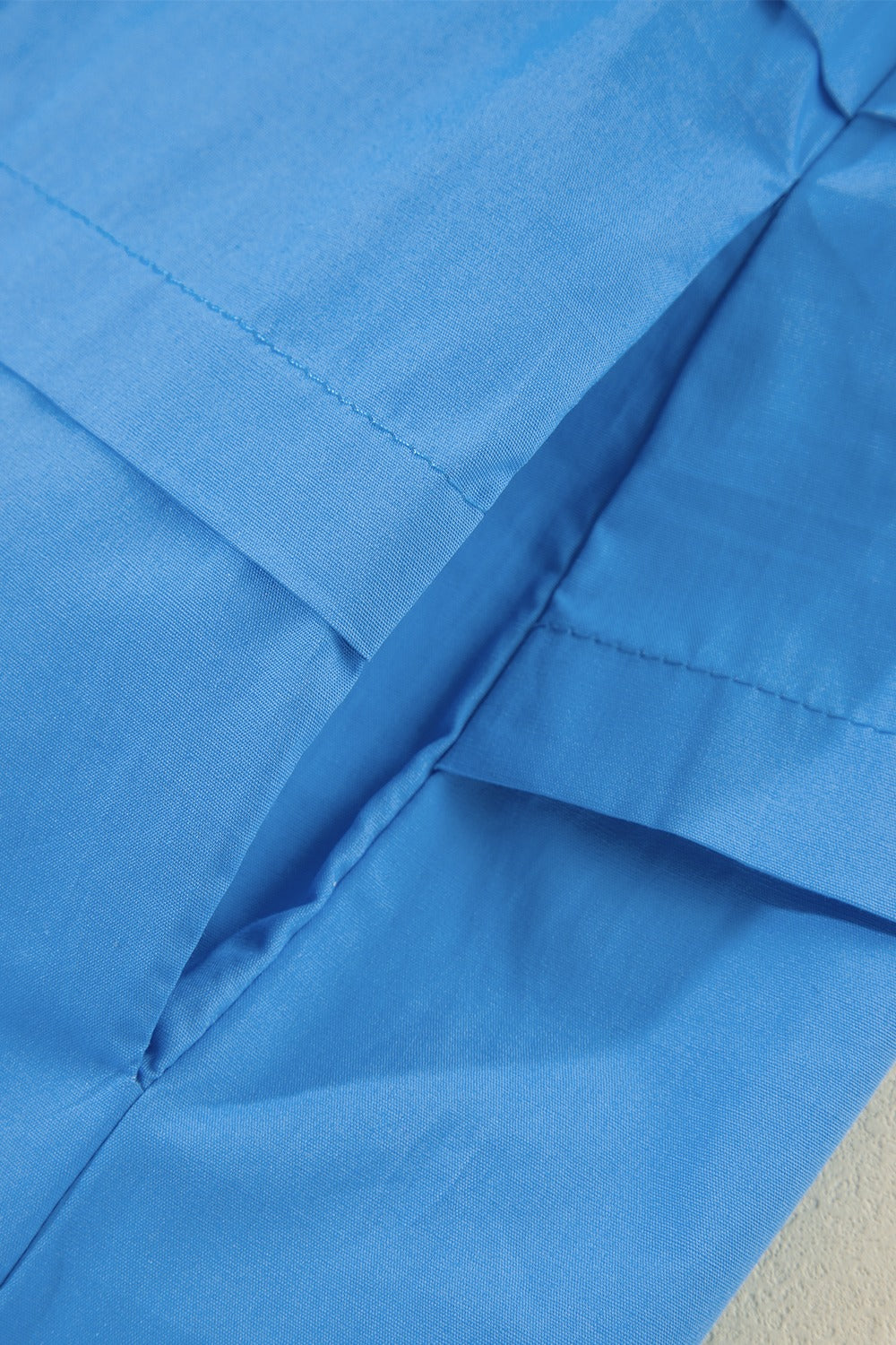 Pocketed V-Neck Short Sleeve Dress - Classique Collection