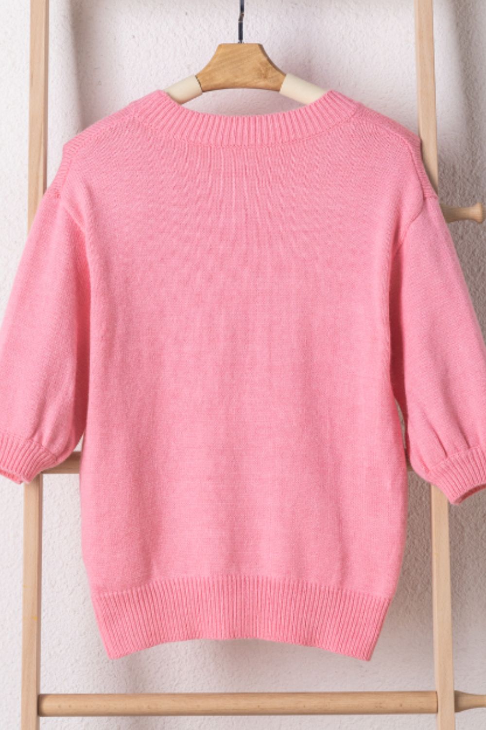 MOM Round Neck Half Sleeve Sweater - Classique Collection