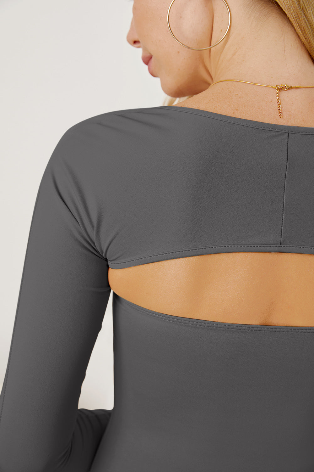 Cutout Raglan Sleeve Bolero and Tube Top - Classique Collection